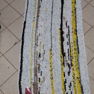 Handmade Multicolor Crochet Rug